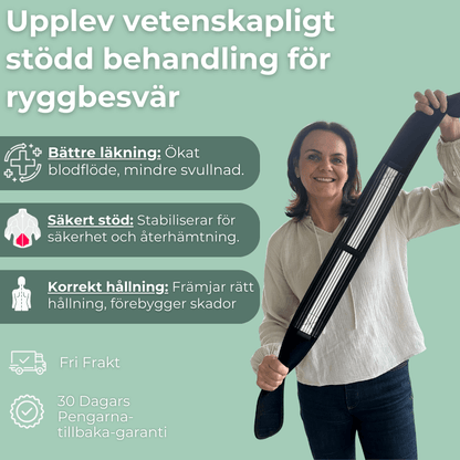 Rygg Komfort™ - Lindra ryggbesvär och gå utan smärta! - 50% Rabatt